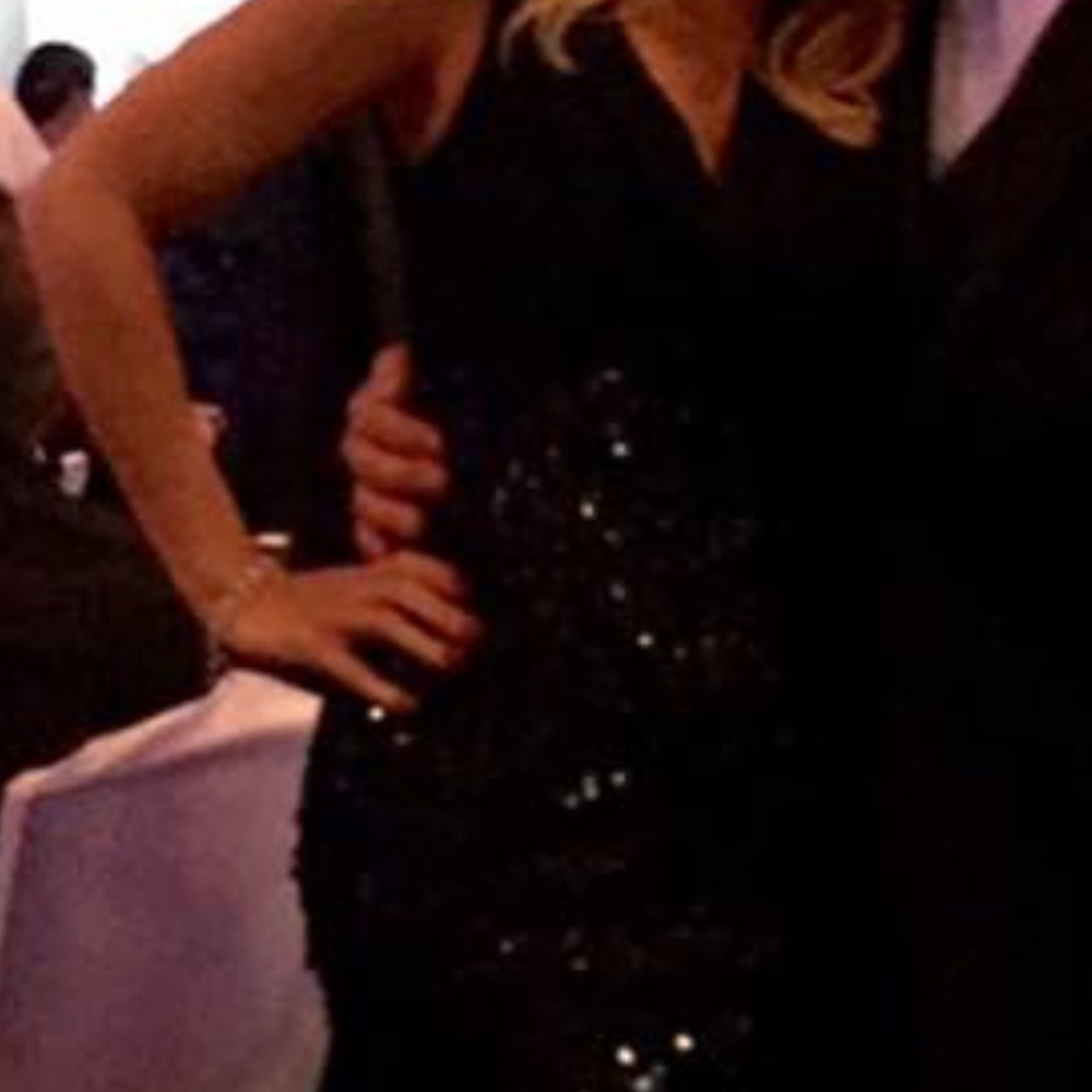 Black cocktail dress.